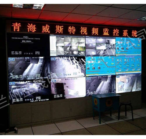 青海威斯特55寸LCD超窄邊4X3液晶拼接