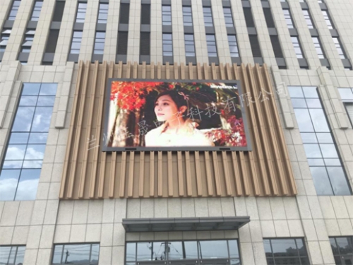 甘肅蘭州市室外P6全彩LED顯示屏調試完工